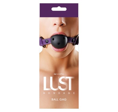 Knebel-LUST BONDAGE BALL GAG PURPLE